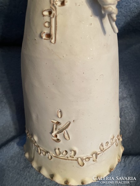 Éva Kovács ceramic girl 40 cm tall