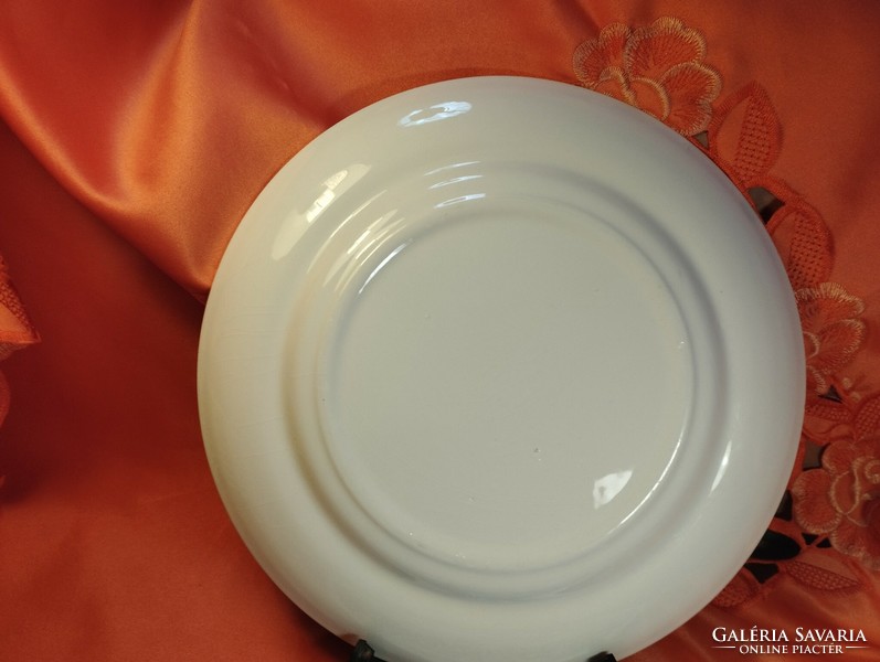 Beautiful French scene porcelain large flat plate