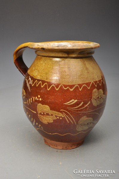 Antique Sümegi pot, 19th century. It's over.