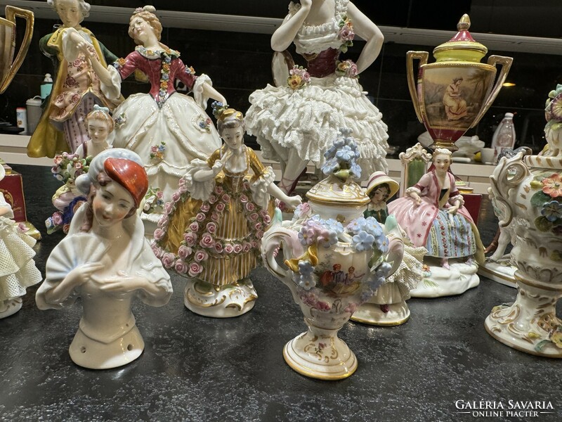 Antik Osztrák Német porcelán gyűjtemény