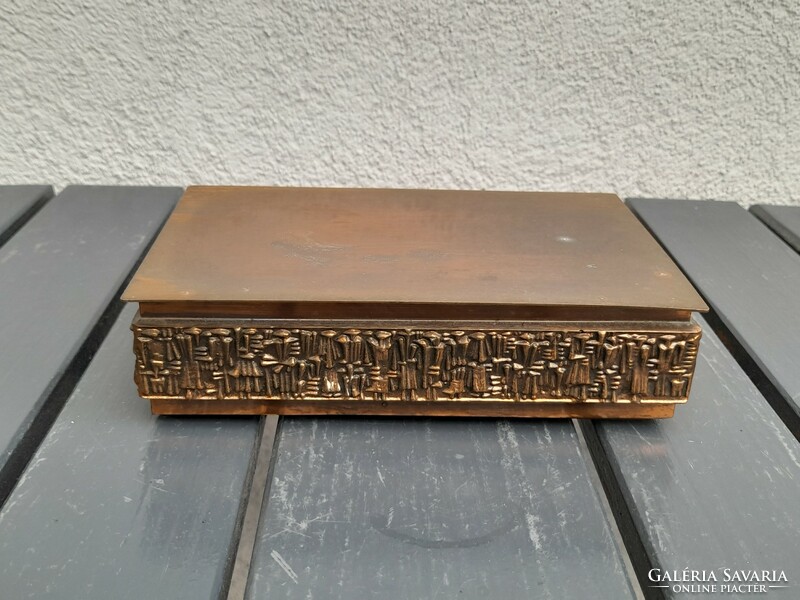 HUF 1 rare bronze industrial artist musical jewelry box