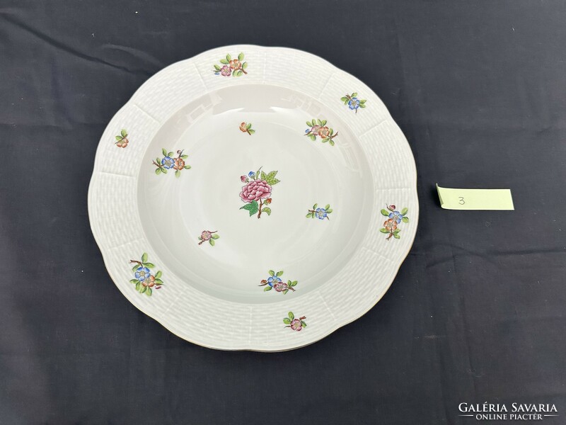 Herendi nagy-méretű Eton mintás mely tányér.(3)