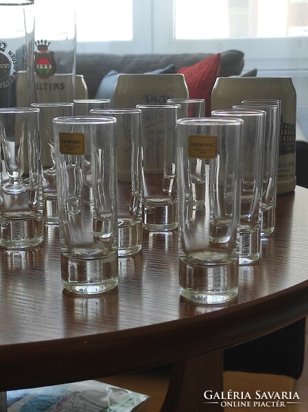 Beer and brandy glasses, sets (27 pcs in total)