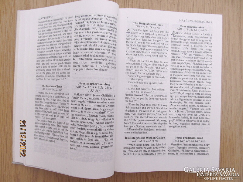 New Testament (Hungarian) - good news for modern man (English).