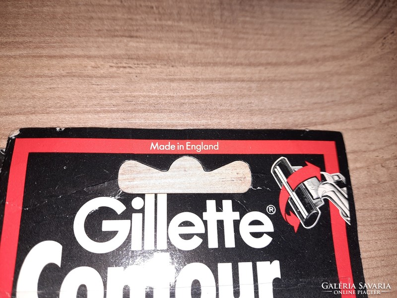 2X5 gilette contour - English razor blade! - Imported by konsumex!