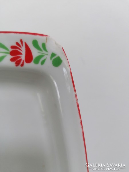 Alföldi porcelán retro népi mintás 5 db-os tányér készlet