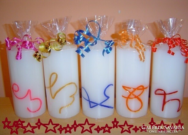 Inaugurated large Atlantean angel candles, 63 types