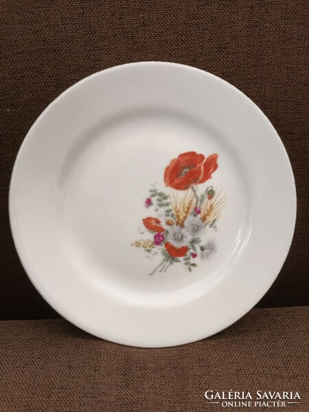 Kahla poppy pattern plate - made in gdr
