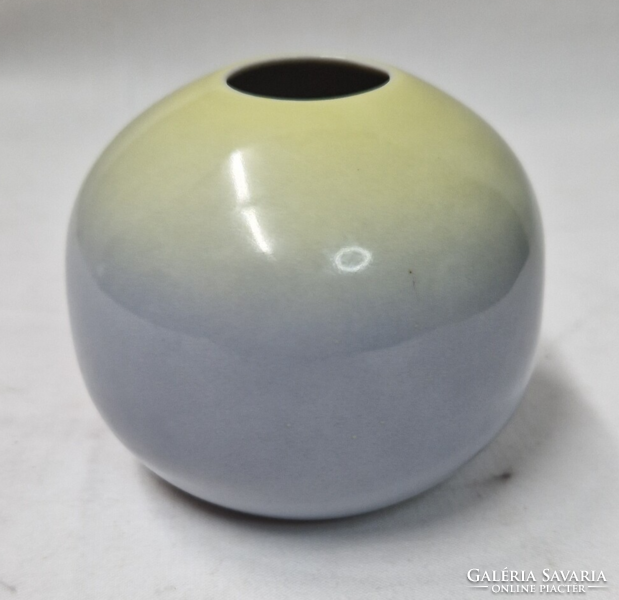 Régi jelzett Drasche art deco stílusú porcelán váza hibátlan állapotban 7,5 cm.