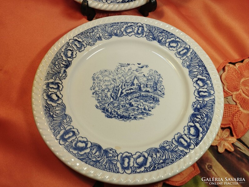 English porcelain large, flat plate