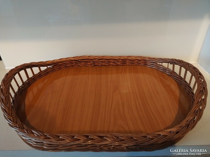 Tray made of cane