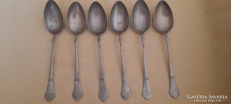 Alpakka alpacca spoon tablespoon 6 in one old 03