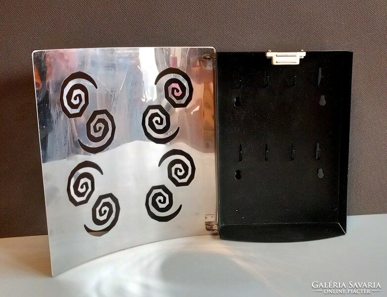 Art deco chrome key cabinet negotiable design