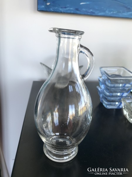 Üveg kis kancsó, kiöntő, palack 0,25 dl (20/C)