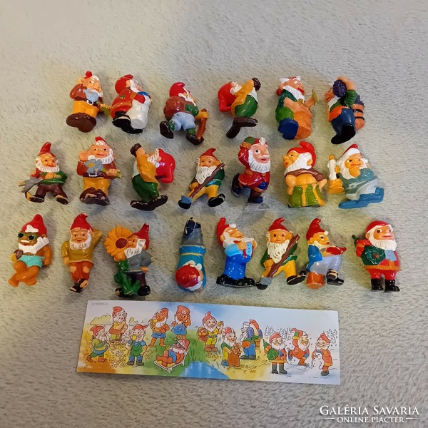 Kinder figurines, old dwarfs 1989-1990 21 cheaply