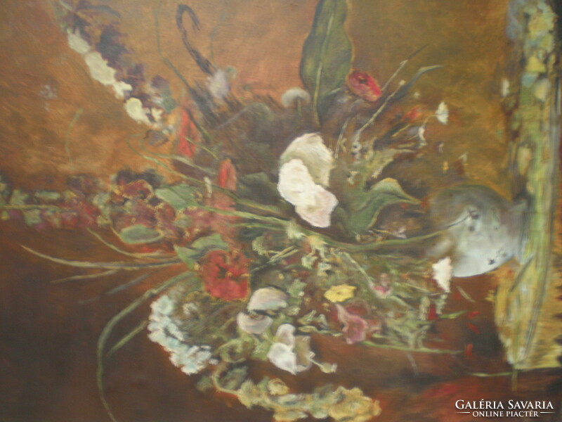 After the work of Mihály Munkácsy, reproduction, oil painting, canvas 80 x 60 cm