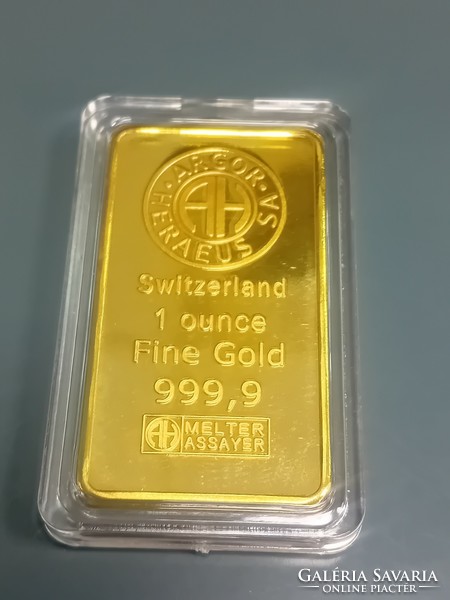 Argor gold model souvenir