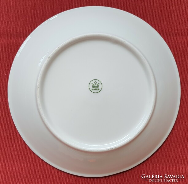 Kahla German porcelain bowl deep plate serving with gold edge