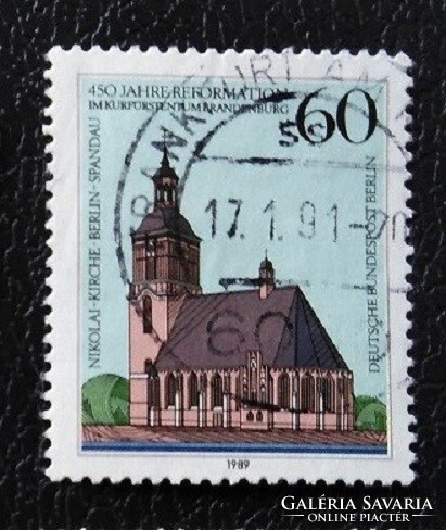 BB855p / Németország - Berlin 1989 450 éves a Reformáció bélyeg pecsételt