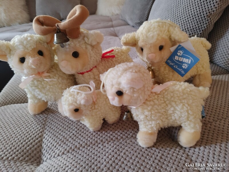 Bárány család barikák valódi bárány szőrben bari húsvét