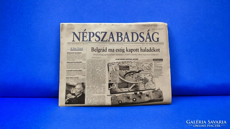 2004 March 24 / people's freedom / newspaper - Hungarian / daily. No.: 26306