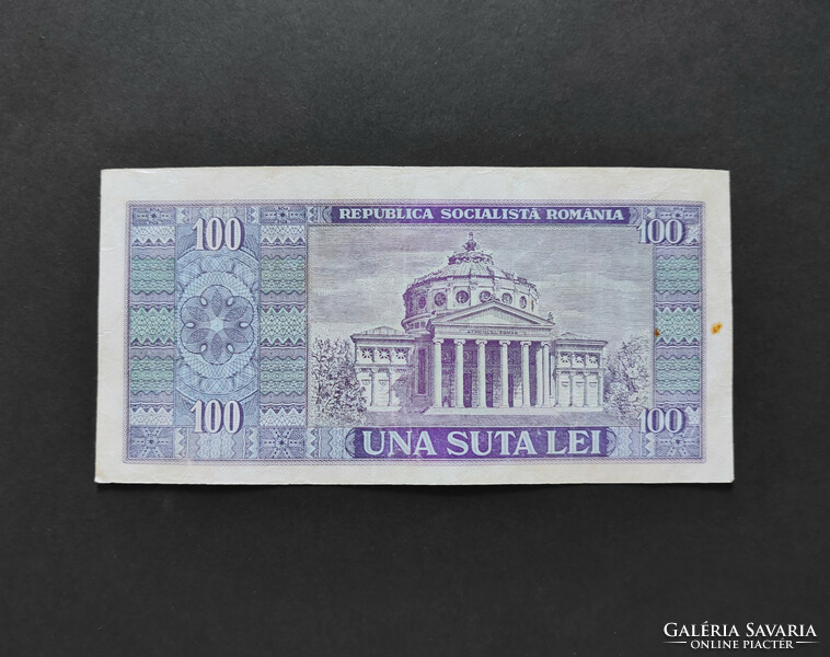 Romania 100 lei 1966, vf