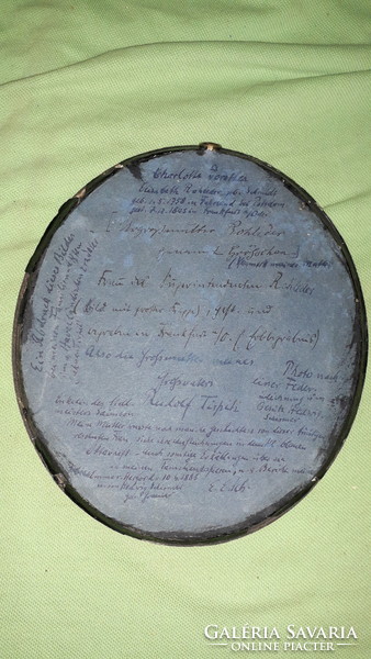 Antik 19. sz. fotó biedermeyer keretben hátul írott TIRPITZ CSALÁD 18 x 15 cm HIBÁTLAN
