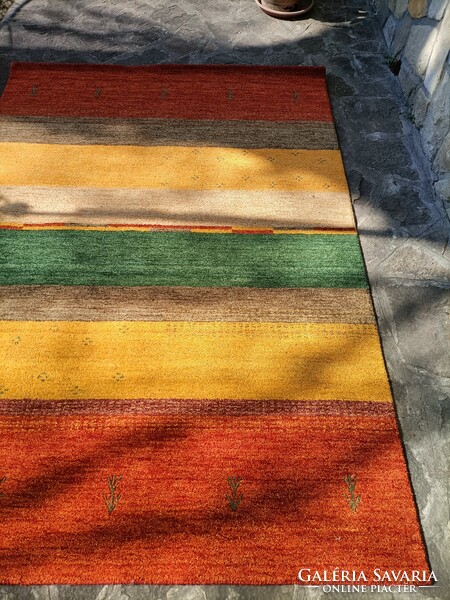 Azeri gabbeh hand-knotted modern carpet 160*230