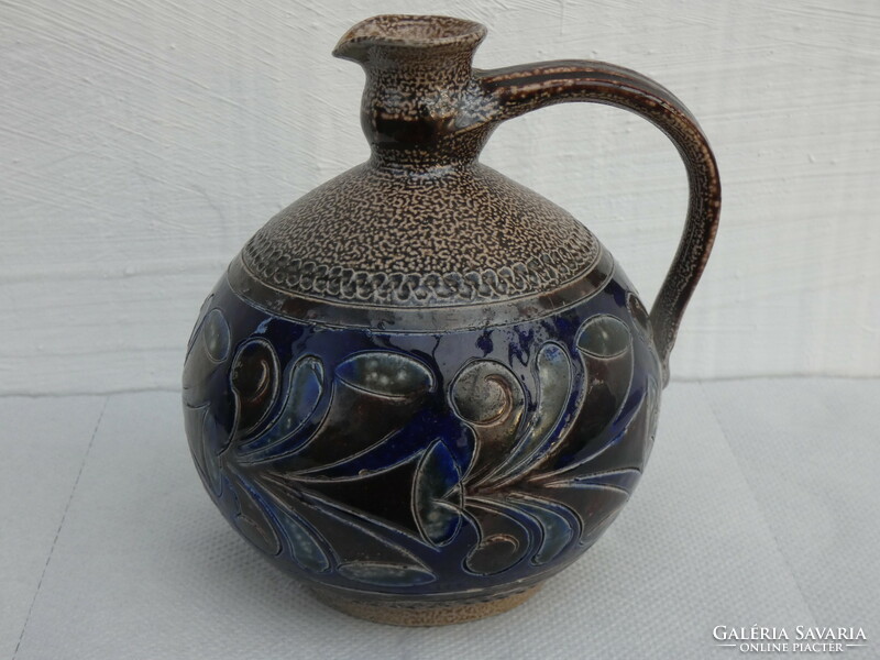 ELFRIEDE BALZAR-KOPP stilusú  kerámia  váza nyugatnémet  sómázas kerámia  kancsó