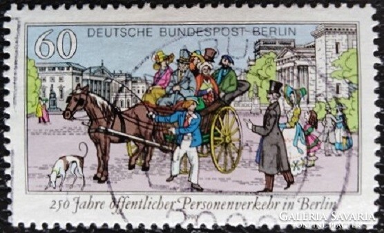 BB861p / Németország - Berlin 1990 Tömegközlekedés bélyeg pecsételt