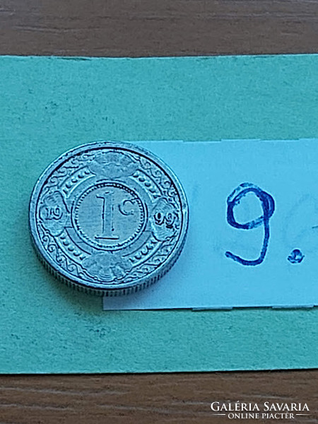 Netherlands Antilles 1 cent 1999 alu. Diameter 14 mm 9