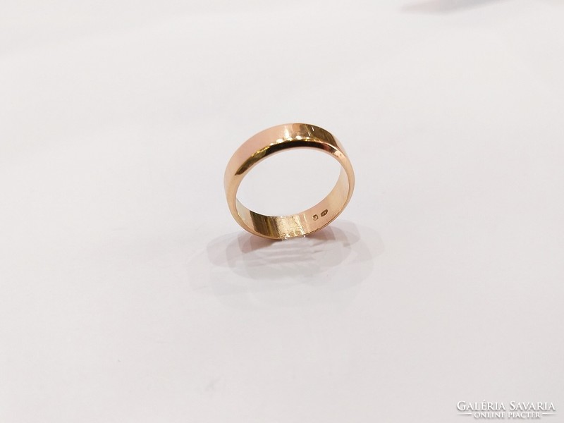 14 Carat 4.35g red gold wedding ring 4.35g (no.: 24/104.)