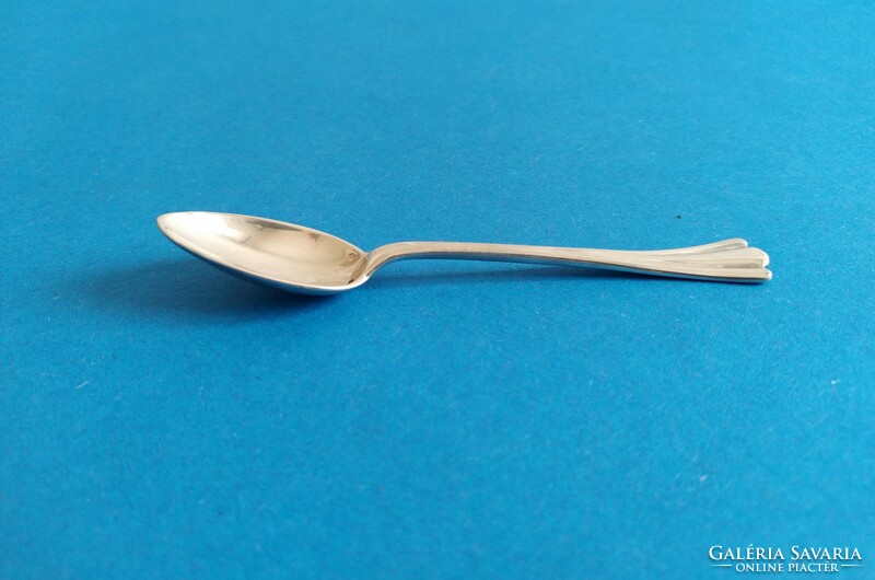 Silver art deco mocha spoon