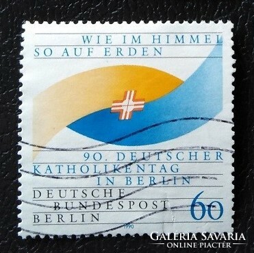 BB873p / Németország - Berlin 1990 Katolikus nap bélyeg pecsételt