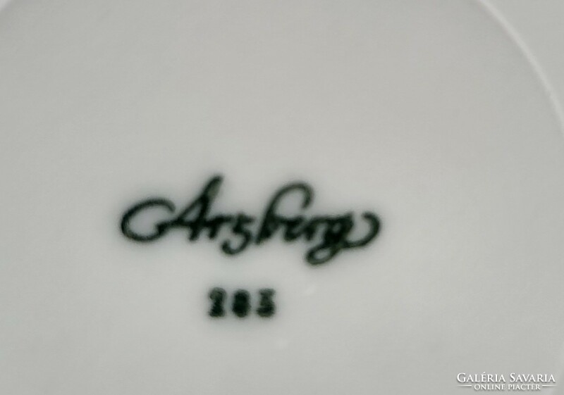 Arzberg német porcelán kávés teás szett csésze csészealj tányér