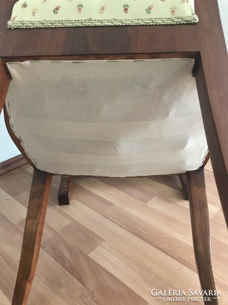 Biedermeier side table/sewing table + chair,