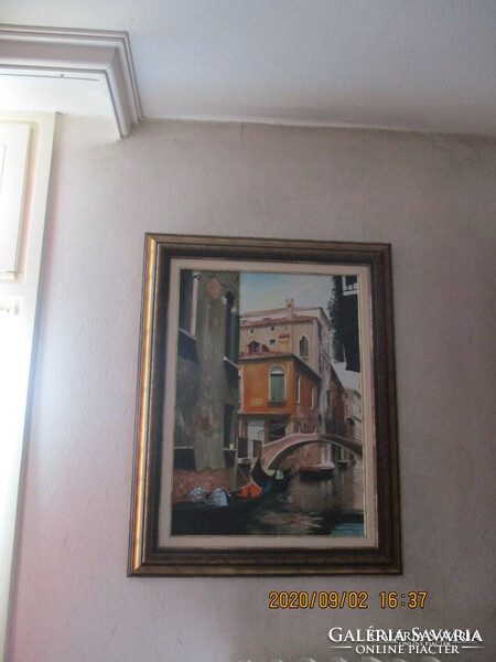 Velence festmény (70x50) cm plusz keret