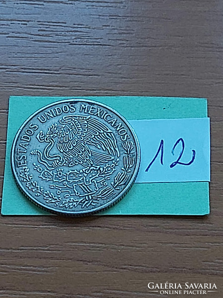MEXIKÓ MEXICO 1 PESO 1974  J. M. Morelos, Mexico Mint, Réz-nikkel   12