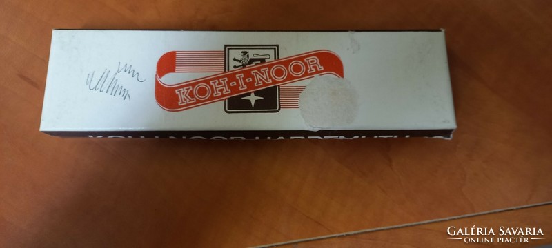 Pencil box with retro koh-i-noor pencils