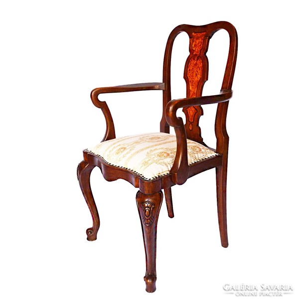 Chippendale chair with armrests