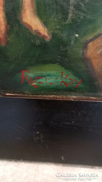 Ruzicskay György festmény aukción.