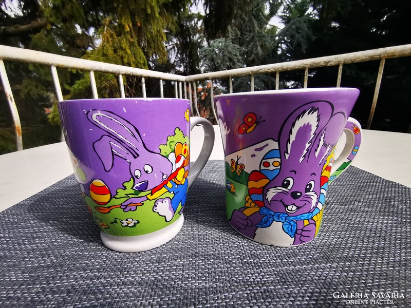Easter bunny milk mugs