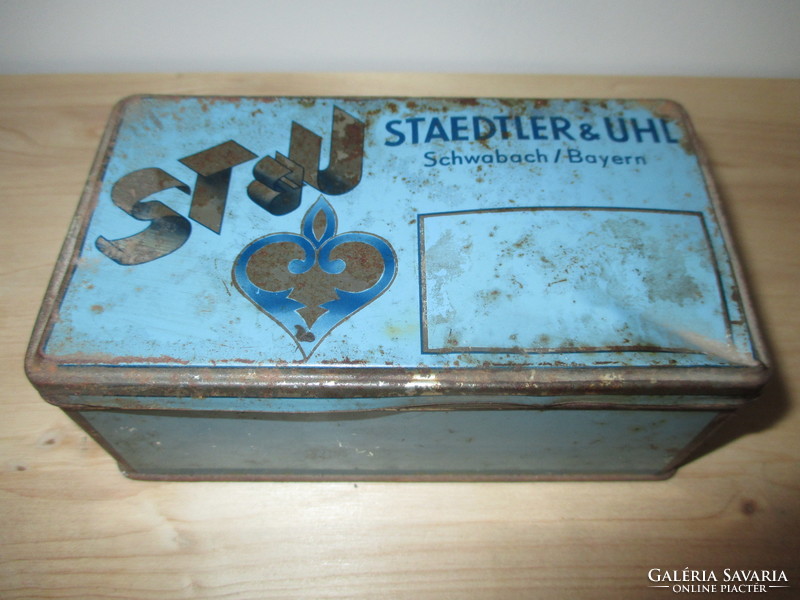 Staedtler & Uhl fémmegmunkáló vállalat pléh doboz
