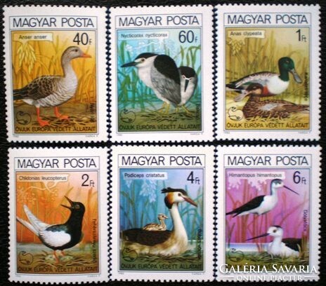 S3423-8 / 1980 birds _ protected waterfowl stamp series postal clear