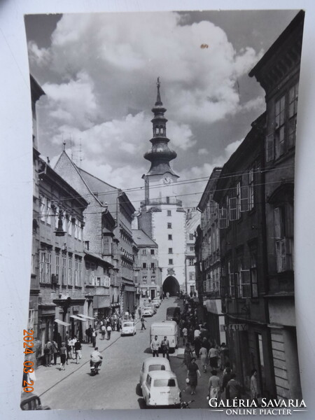 Old, retro, postcard: Bratislava, Michalská Street (60s)