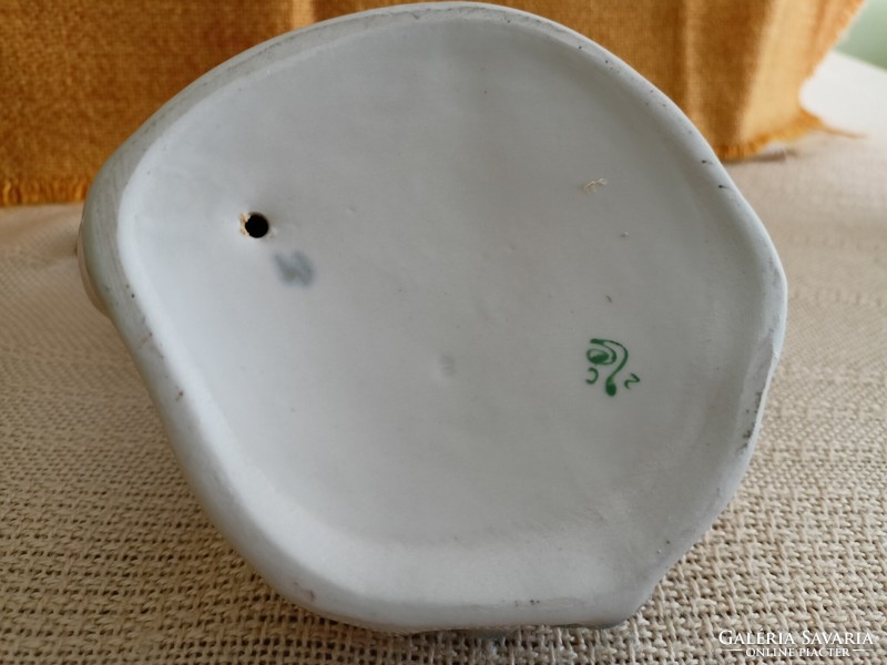 Ukrainian porcelain ashtray from the Polonne porcelain factory, decorated with a bird HUF 7,000
