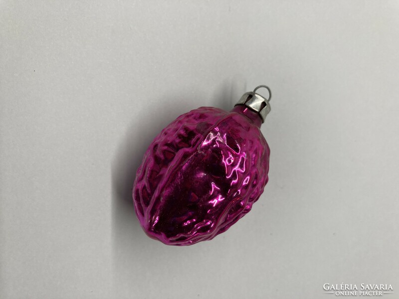 Old Christmas tree decoration glass nuts