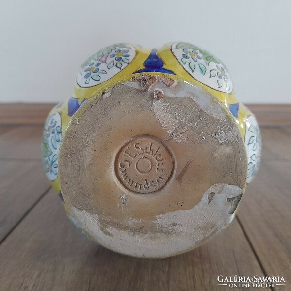 Antique Austrian Gmunden ceramic vase