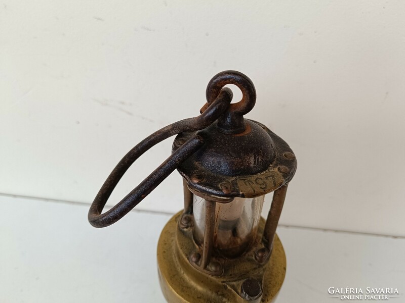 Antique mining tool hollow carbide lamp 553 8568