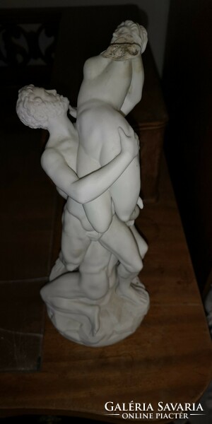 Antik görög stílusú porcelán szobor, 30cm [sérült]